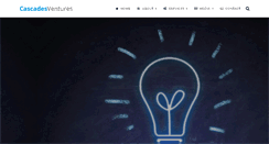 Desktop Screenshot of cascadesventures.com
